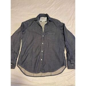 Frank & Eileen Eileen Dark Raw Rinse Denim shirt